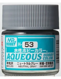 Mr Hobby -Gunze Aqueous Hobby Colors (10 ml) Neutral Gray - Mr Hobb...