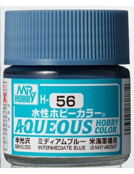 Mr Hobby -Gunze Aqueous Hobby Colors (10 ml) Intermediate Blue - Mr...