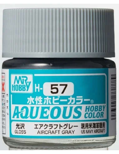 Mr Hobby -Gunze Aqueous Hobby Colors (10 ml) Aircraft Gray - Mr Hob...