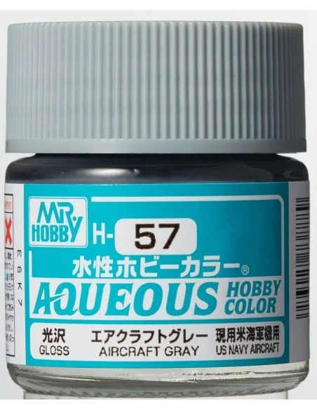 Mr Hobby -Gunze Aqueous Hobby Colors (10 ml) Aircraft Gray - Mr Hob...
