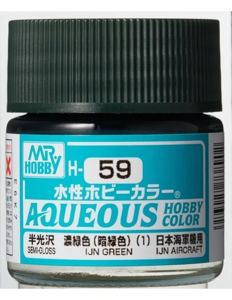Mr Hobby -Gunze Aqueous Hobby Colors (10 ml) IJN Green - Mr Hobby -...
