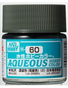 Mr Hobby -Gunze Aqueous Hobby Colors (10 ml) IJA Green - Mr Hobby -...