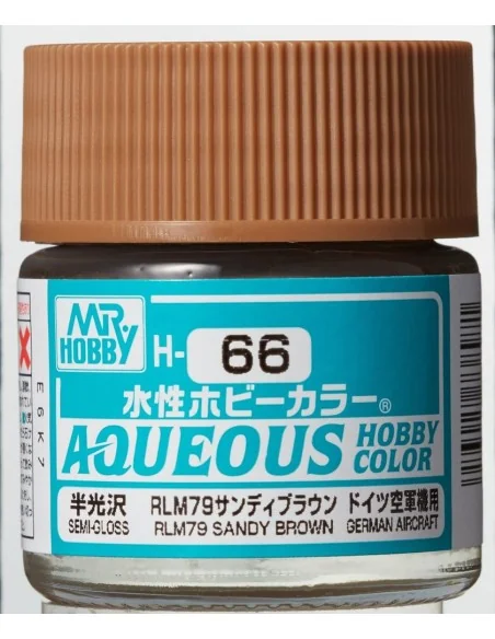 Mr Hobby -Gunze Aqueous Hobby Colors (10 ml) RLM79 Sandy Brown - Mr...