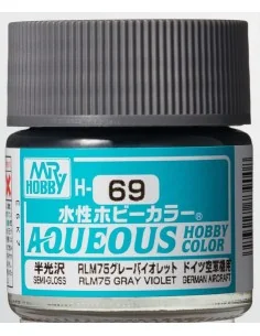 Mr Hobby -Gunze Aqueous Hobby Colors (10 ml) RLM75 Gray - Mr Hobby ...