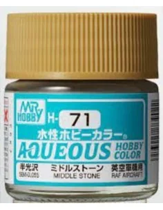 Mr Hobby -Gunze Aqueous Hobby Colors (10 ml) Middle Stone - Mr Hobb...