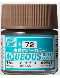 [NO_DESC] Mr Hobby -Gunze Aqueous Hobby Colors (10 ml) Dark Earth -...
