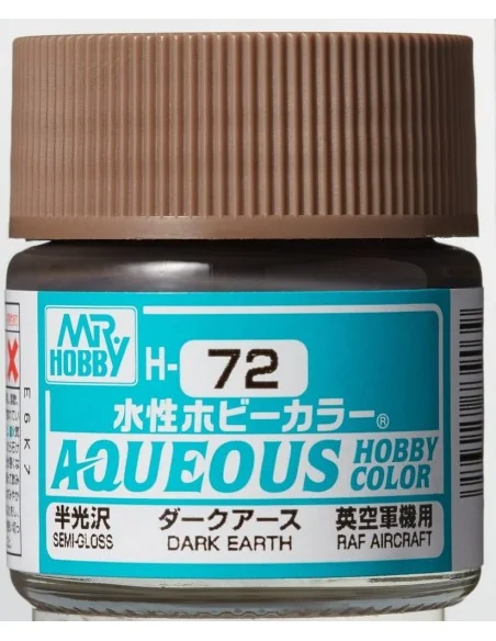 Mr Hobby -Gunze Aqueous Hobby Colors (10 ml) Dark Earth - Mr Hobby ...