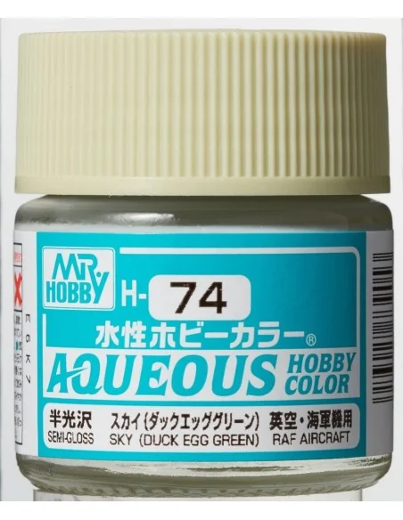 Mr Hobby -Gunze Aqueous Hobby Colors (10 ml) Sky (Duck Egg Green) -...