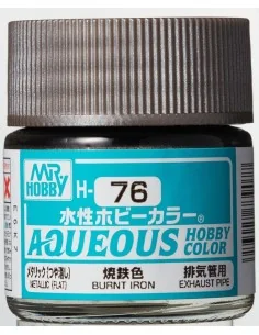 Mr Hobby -Gunze Aqueous Hobby Colors (10 ml) Burnt Iron - Mr Hobby ...