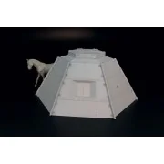 Japanese steel pillbox, 1/35 - Hauler HLM35003