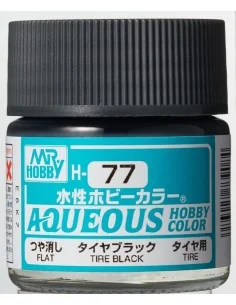 Mr Hobby -Gunze Aqueous Hobby Colors (10 ml) Tire Black - Mr Hobby ...