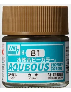 Mr Hobby -Gunze Aqueous Hobby Colors (10 ml) Khaki - Mr Hobby - Gun...