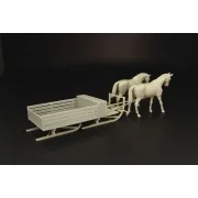 HS-3 Schlitten 500Kg, 1/35 - Hauler HLM35004