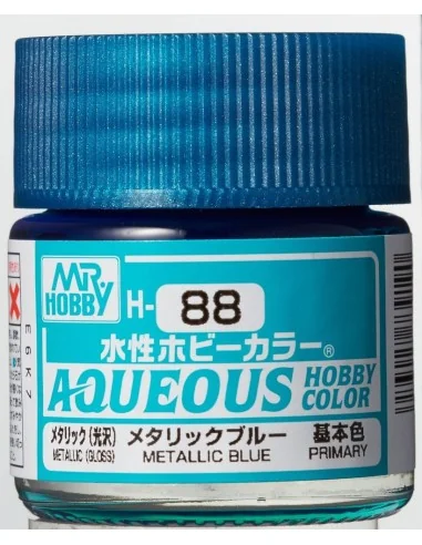 Mr Hobby -Gunze Aqueous Hobby Colors (10 ml) Metallic Blue - Mr Hob...