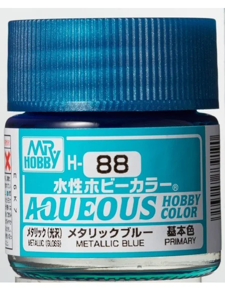 Mr Hobby -Gunze Aqueous Hobby Colors (10 ml) Metallic Blue - Mr Hob...