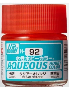 Mr Hobby -Gunze Aqueous Hobby Colors (10 ml) Clear Orange - Mr Hobb...