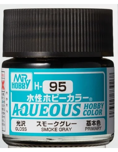 Mr Hobby -Gunze Aqueous Hobby Colors (10 ml) Smoke Gray - Mr Hobby ...