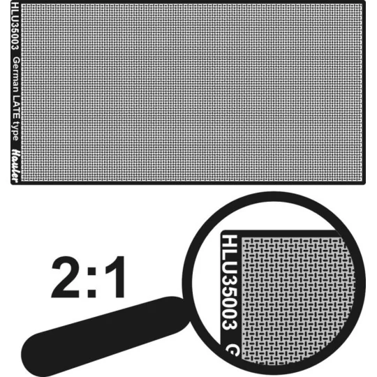 engraved plate-GERMAN LATE type, 1/35 - Hauler HLU35003