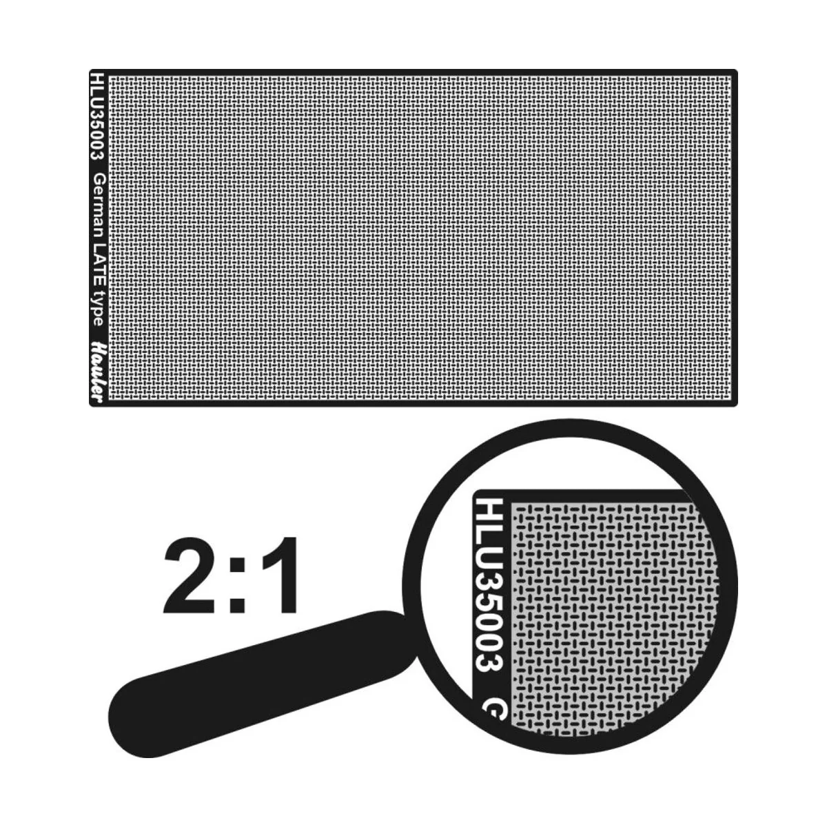 engraved plate-GERMAN LATE type, 1/35 - Hauler HLU35003