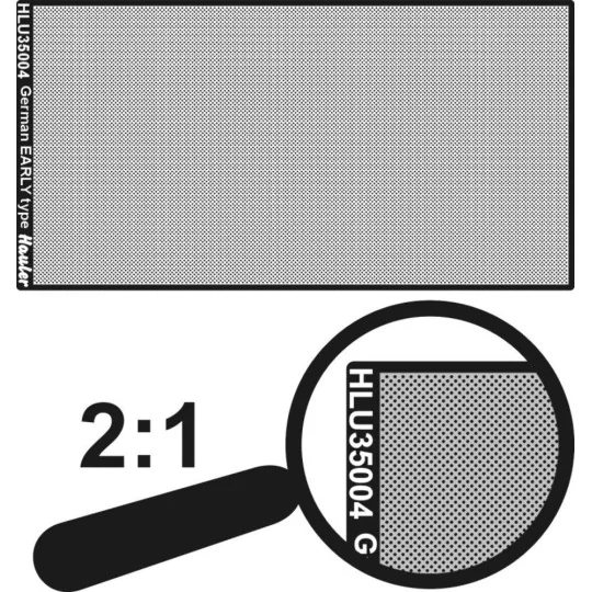 engraved plate-GERMAN EARLY type, 1/35 - Hauler HLU35004
