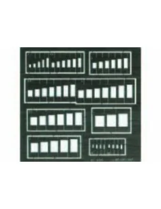 Rechtecke Gravierschablone, 1/72 - Eduard Accessories 00005