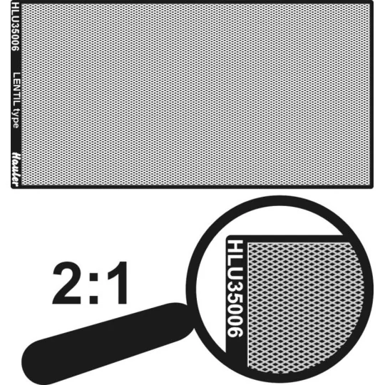 engraved plate-LENTIL type - Hauler HLU35006