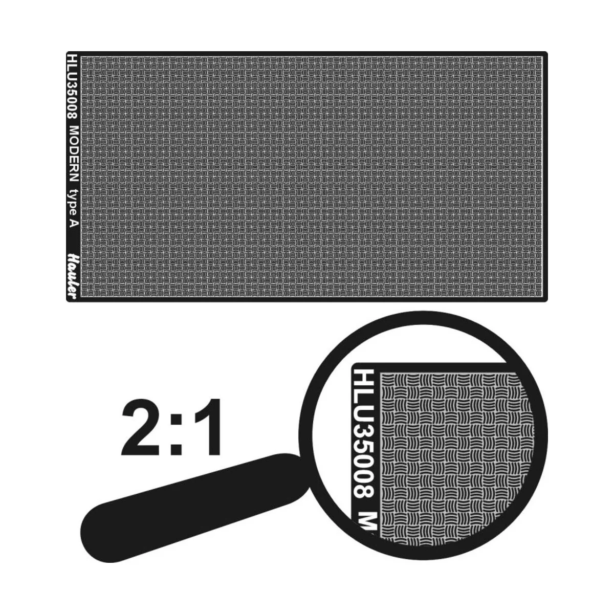engraved plate-MODERN A type, 1/35 - Hauler HLU35008