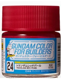 Mr Hobby -Gunze Gundam Color For Builders (10ml) TRANS-AM RED PEARL...