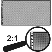 engraved plate-MODERN LENTIL type - Hauler HLU35009