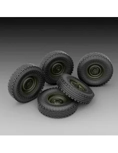 GAZ sagged wheels, 1/35 - Royal Model RM779