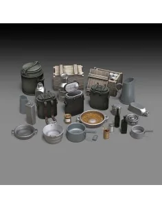 German field kitchen accessories, 1/35 - Royal Model RM875