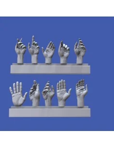 Assorted hands set No. 5, 1/16 - Royal Model RM967 2