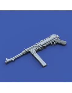 MP40 - 1 pcs. 'closed stock' 3D printed, 1/16 - Royal Model RM1029