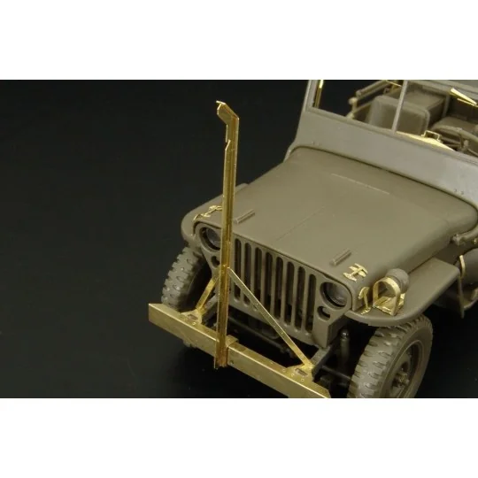 Jeep basket nad wire cuter, 1/35 - Hauler HLU35037