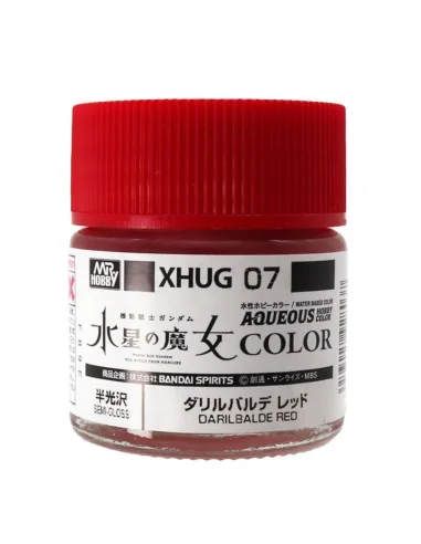 Mr Hobby -Gunze AQUEOUS GUNDAM COLOR (10ml) DARILBALDE RED - Mr Hob...