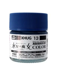 AQUEOUS GUNDAM COLOR (10ml) GUNDAM AERIAL REBUILD BLUE - Mr Hobby -...