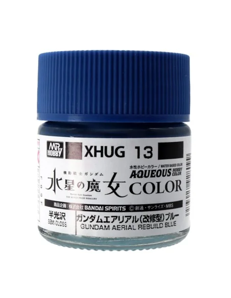 AQUEOUS GUNDAM COLOR (10ml) GUNDAM AERIAL REBUILD BLUE - Mr Hobby -...