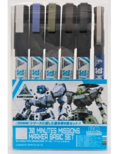 Mr Hobby -Gunze 30 MINUTES MISSIONS Marker Basic Set - Mr Hobby - G...