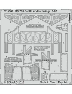 MC.200 Saetta undercarriage for Italeri, 1/32 - Eduard Accessories ...