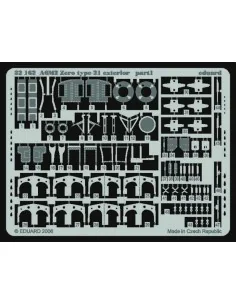 A6M2 Zero type 21 exterior für Tamiya Bausatz, 1/32 - Eduard Access...