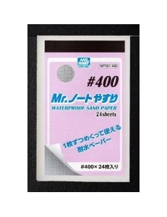 Mr Hobby -Gunze Mr. Waterproof Sand Paper 400 - Mr Hobby - Gunze MT...