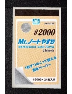 Mr Hobby -Gunze Mr. Waterproof Sand Paper 2000 - Mr Hobby - Gunze M...
