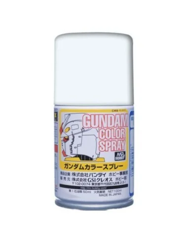 Mr Hobby -Gunze Gundam Color Spray (10ml) MS White - Mr Hobby - Gun...