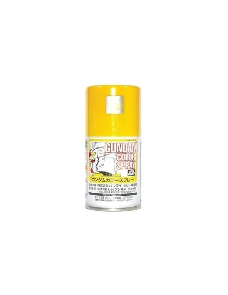 Mr Hobby -Gunze Gundam Color Spray (10ml) MS Yellow - Mr Hobby - Gu...