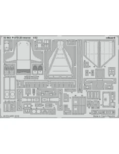 P-47D-20 interior for Trumpeter, 1/32 - Eduard Accessories 32943