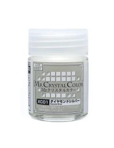 Mr Hobby -Gunze Mr. Crystal Color (18ml) Diamond Silver - Mr Hobby ...