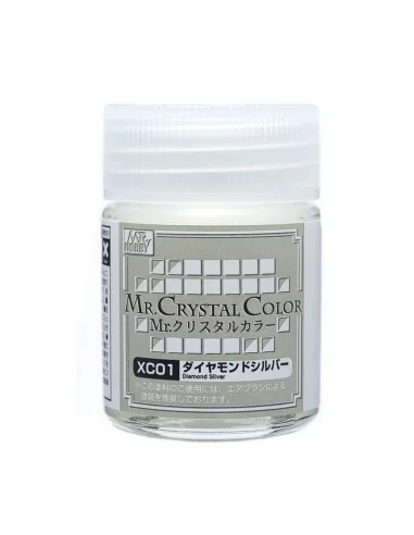 Mr Hobby -Gunze Mr. Crystal Color (18ml) Diamond Silver - Mr Hobby ...