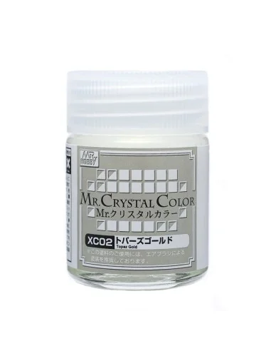Mr Hobby -Gunze Mr. Crystal Color (18ml) Topaz Gold - Mr Hobby - Gu...