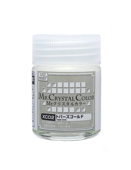 Mr Hobby -Gunze Mr. Crystal Color (18ml) Topaz Gold - Mr Hobby - Gu...