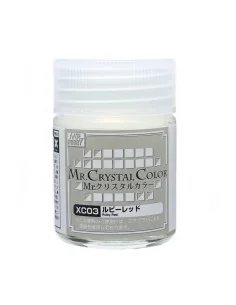 Mr Hobby -Gunze Mr. Crystal Color (18ml) Ruby Red - Mr Hobby - Gunz...